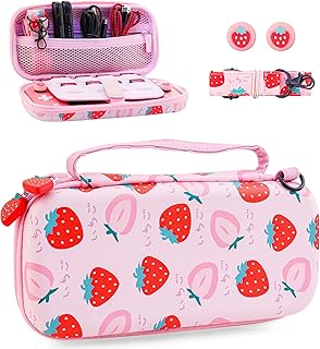 HYPERCASE Strawberry Carrying Case for Nintendo Switch Lite