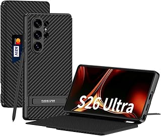 Funda Protectora con Soporte Plegable para Samsung Galaxy S26 Ultra