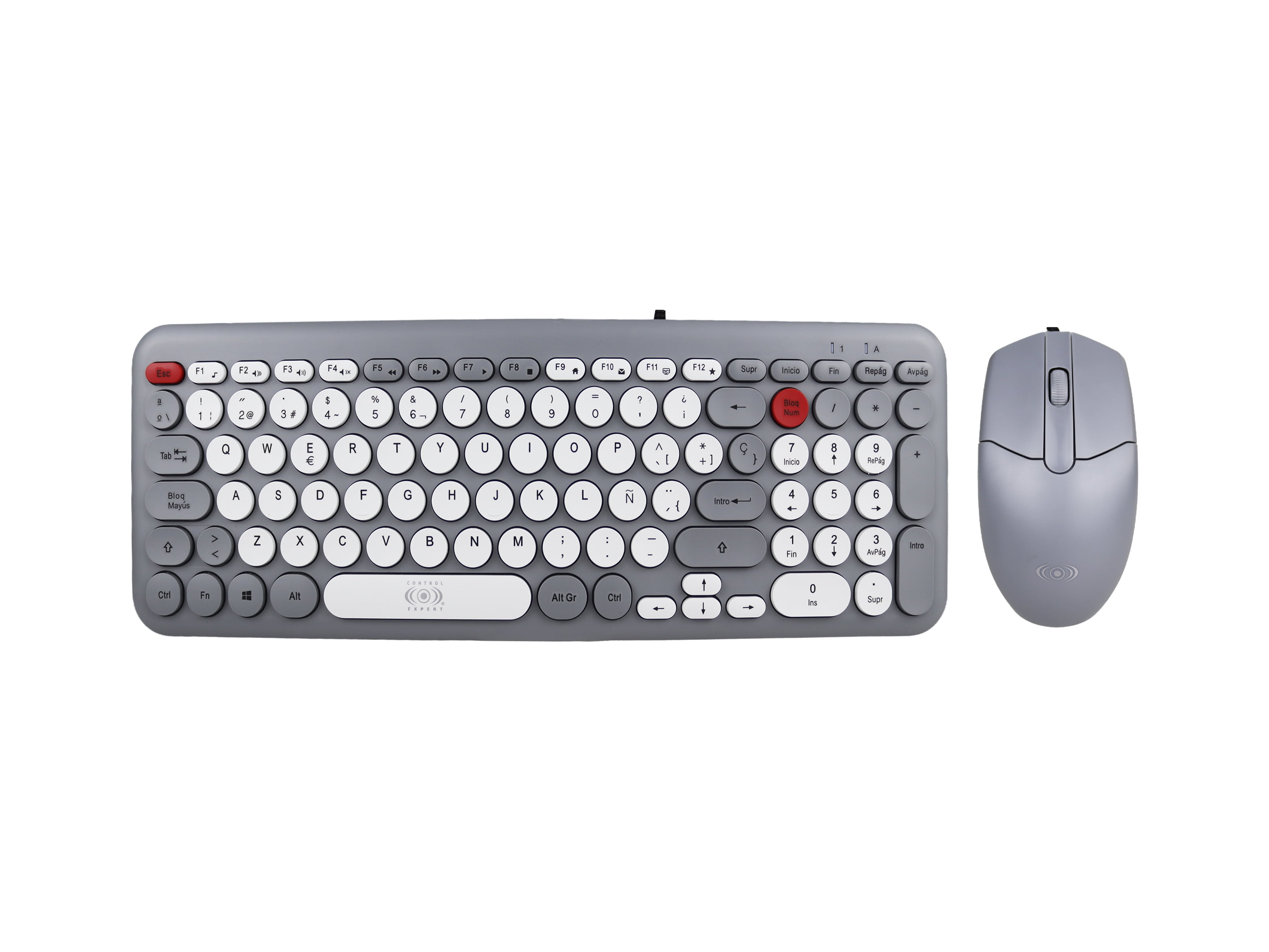 Combo teclado y mouse alámbrico Control Expert USB