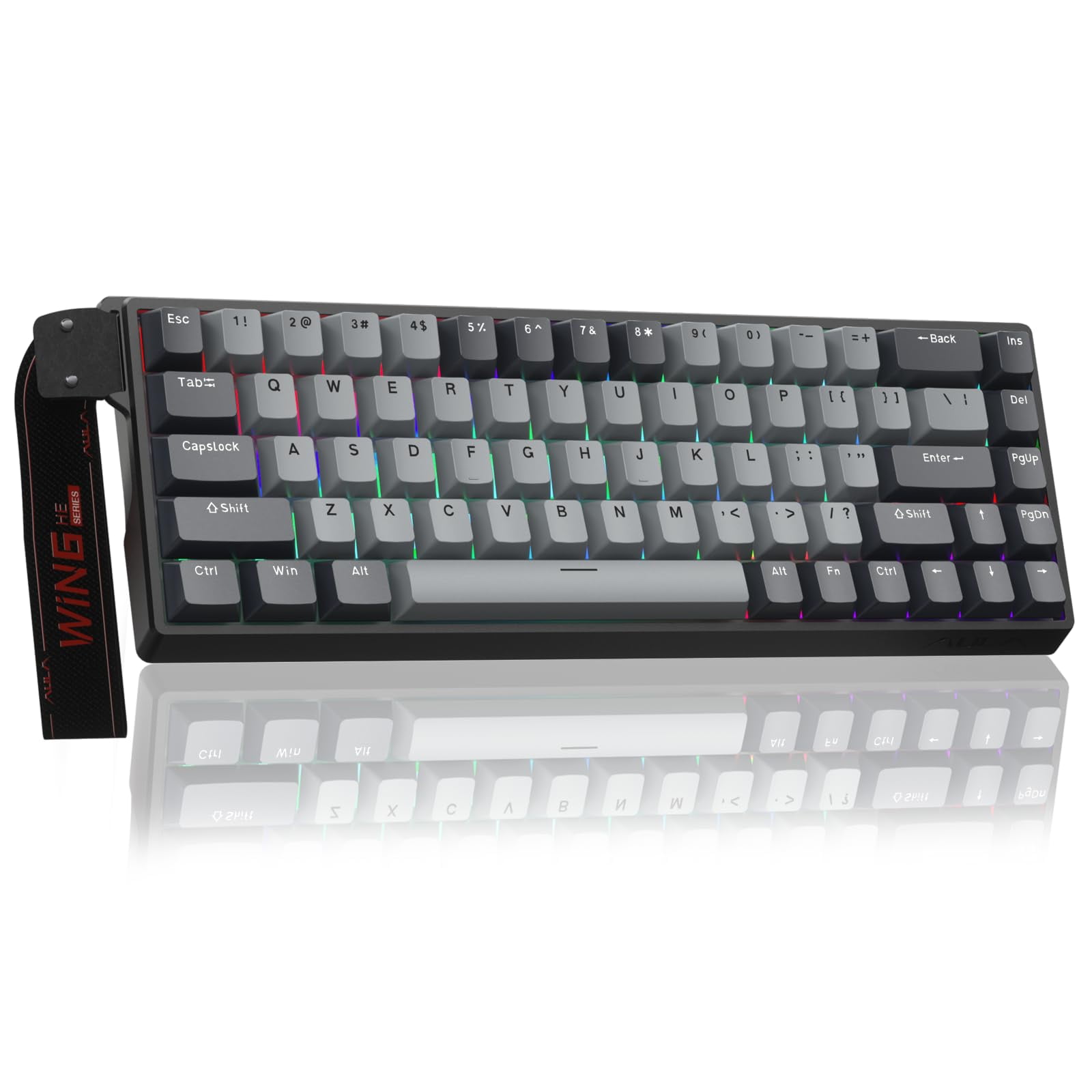 Teclado Gaming AULA WIN68 HE PRO Interruptor magnético retroiluminado RGB