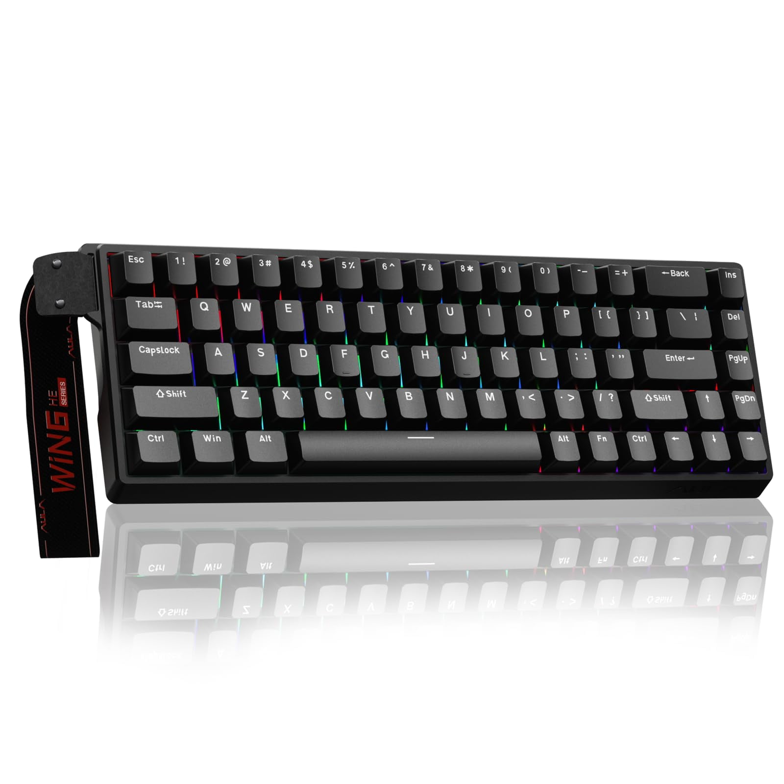 Teclado gaming AULA WIN68 HE Mechanical 60% Retroiluminado RGB