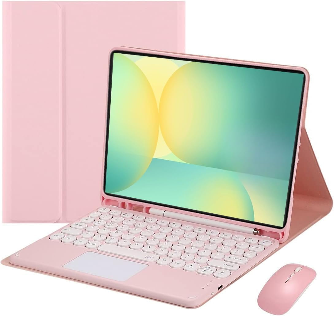 Funda con teclado táctil para Samsung Galaxy Tab S10 FE+ Plus de 13,1 pulgadas