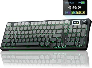 AULA S98 Pro Teclado Mecánico Inalámbrico con Pantalla y Perilla