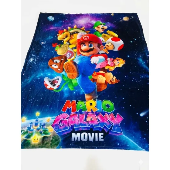 Frazada Matrimonial Súper Mario