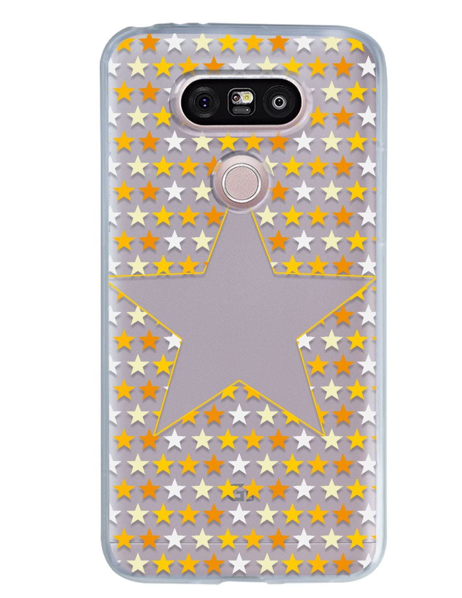 Funda Antigolpes InstaCase para LG G4 Estrellas Amarillas