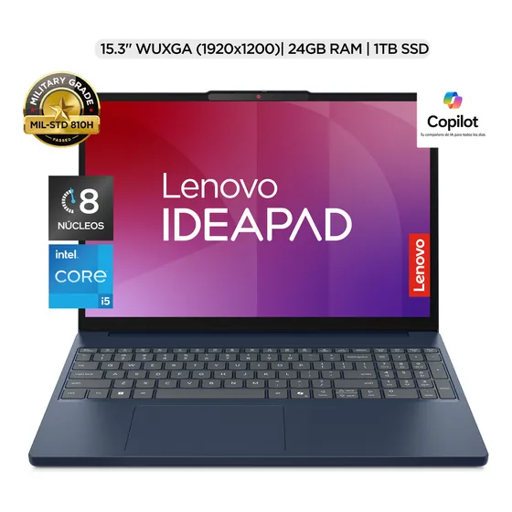 Laptop Lenovo IdeaPad Slim 3 15.3 Intel Core i5 24GB RAM 1TB SSD