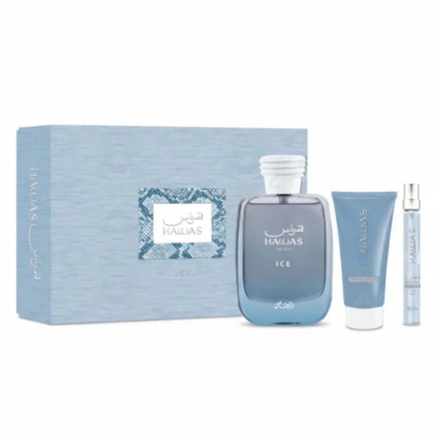 Rasasi Hawas Ice Set de Regalo 10ml 3 Piezas