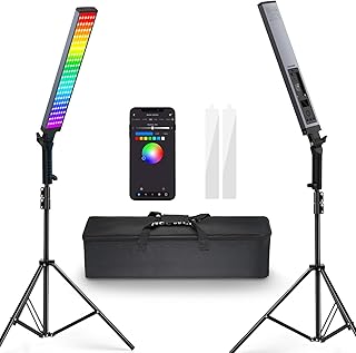 Neewer RGB LED Tube Video Light Kit 2-Pack