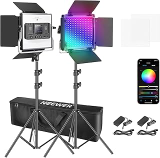 Neewer 480 LED RGB Video Light Kit 2-Pack