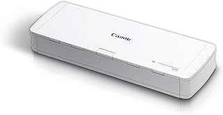 Canon imageFORMULA R10 Escáner de Documentos portátil, escaneo de 2 Caras con alimentador de 20 páginas, fácil configuración para el hogar u Oficina, Incluye Software, (4861C001)