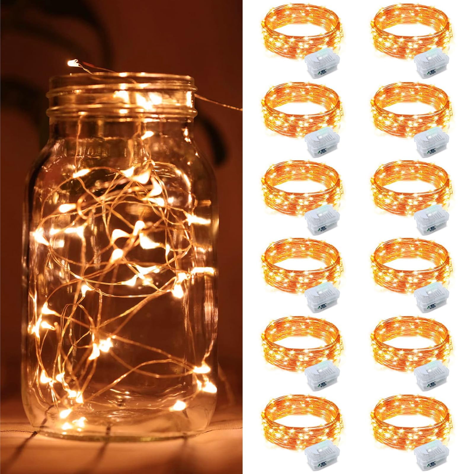 ZGWJ Fairy Lights Halloween 20 miniLED
