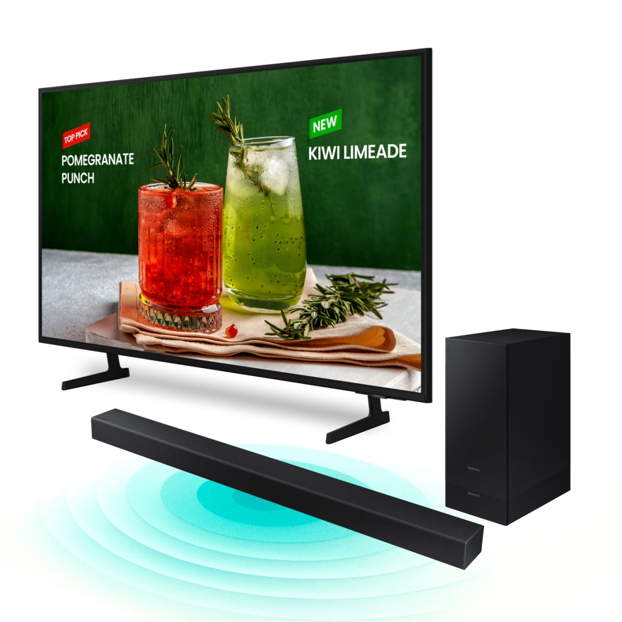 Samsung Smart TV 85" + Barra de Sonido T420 Bundle