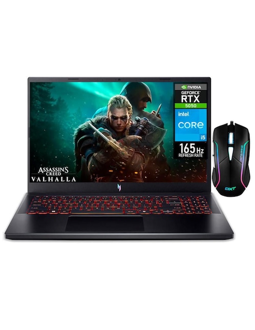 Laptop game Acer Nitro V 15 15.6 pulgadas Full HD Intel Core i5 NVIDIA GeForce RTX 5050 32 GB RAM 512 GB SSD