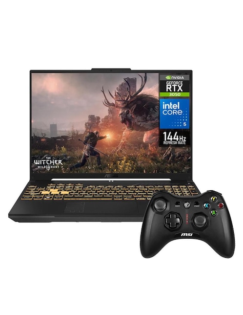 Laptop gamer Asus TUF Gaming F16 16 pulgadas Full HD + Intel Core 5 210H NVIDIA Geforce RTX 3050 16 GB RAM 512 GB SSD