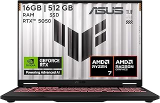 ASUS TUF Gaming A16 Laptop AMD Ryzen 7 RTX 5060 16GB 512GB SSD