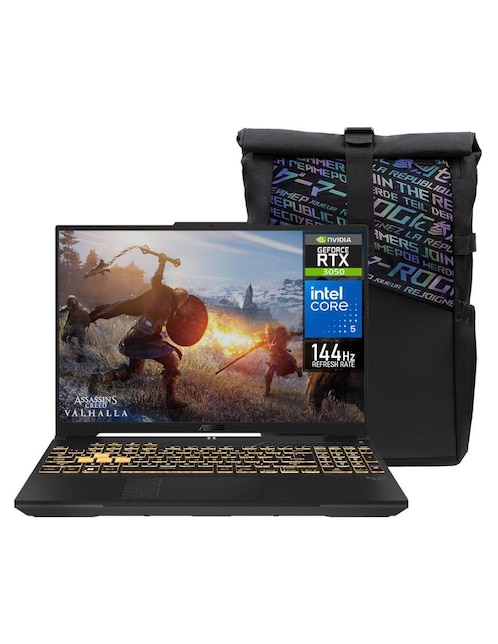 Laptop gamer Asus TUF Gaming F16 16 pulgadas full hd+ intel core 5 210h nvidia geforce rtx 3050 32 gb ram 1.5 tb ssd