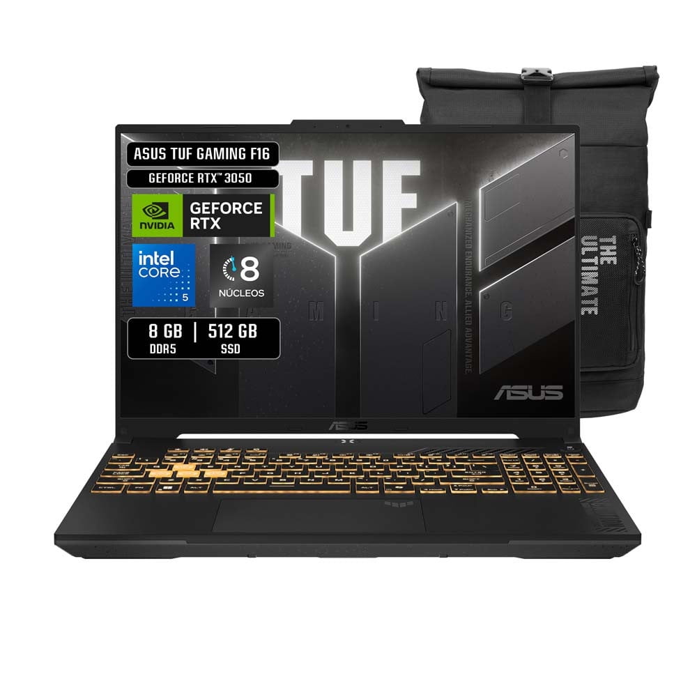 ASUS TUF Gaming F16 Laptop Intel Core 5 210H 16GB 512GB SSD RTX 3050