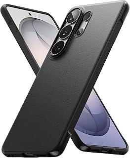 Ringke Onyx Funda para Samsung Galaxy S26 Ultra [Textura Antihuellas] Carcasa Protectora Delgada y Ligera con Agarre Lateral Antideslizante - Black
