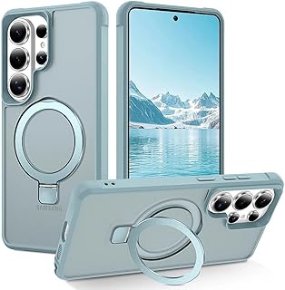 WEFOR Funda para Samsung Galaxy S26 Ultra con Soporte de Anillo magnético Giratorio