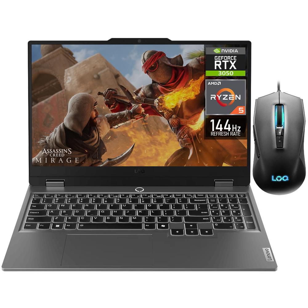 Lenovo LOQ 15.6" Gaming Laptop AMD Ryzen 5 16GB RAM 512GB SSD