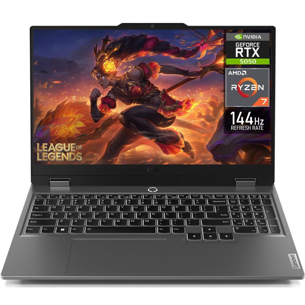 Laptop gamer lenovo loq rtx 5050 ryzen 7 16gb ddr5 512gb