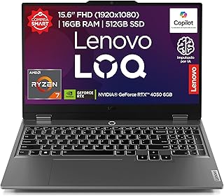 Lenovo LOQ 15.6" Gaming Laptop AMD Ryzen 7 16GB RAM 512GB SSD
