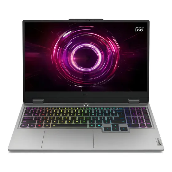 Portátil Lenovo LOQ 15AHP10 gaming AMD R7 24gb ram 512gb ssd Nvidia RTX 5060 gris luna