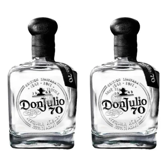 Pack 2 Tequila Don Julio 70 Cristalino 700ml