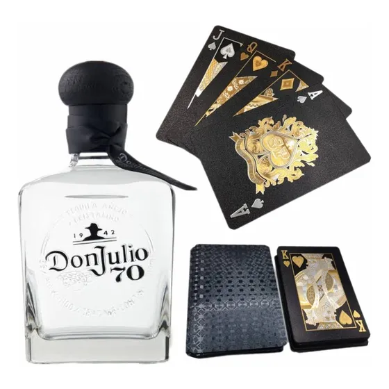 Tequila Don Julio 70 Añejo Cristalino 700ml + Baraja Poker