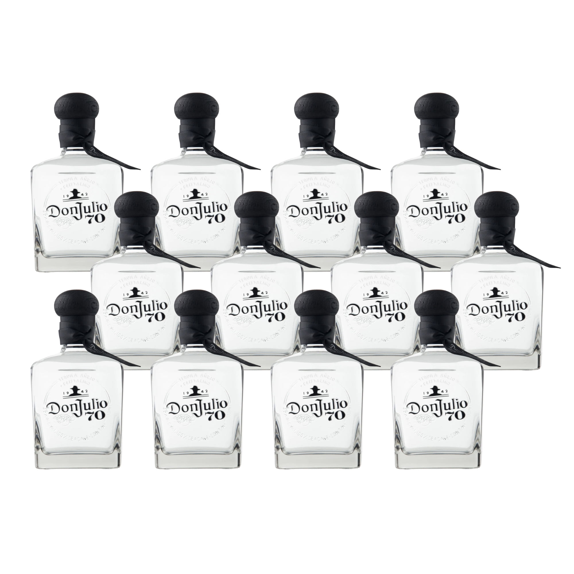 Pack de 12 Tequila Don Julio 70 Añejo Cristalino 700 ml
