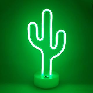 Luz de Neón LED Cactus Verde