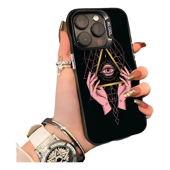 Funda a Prueba de Golpes para iPhone con Ojos que Todo lo Ven