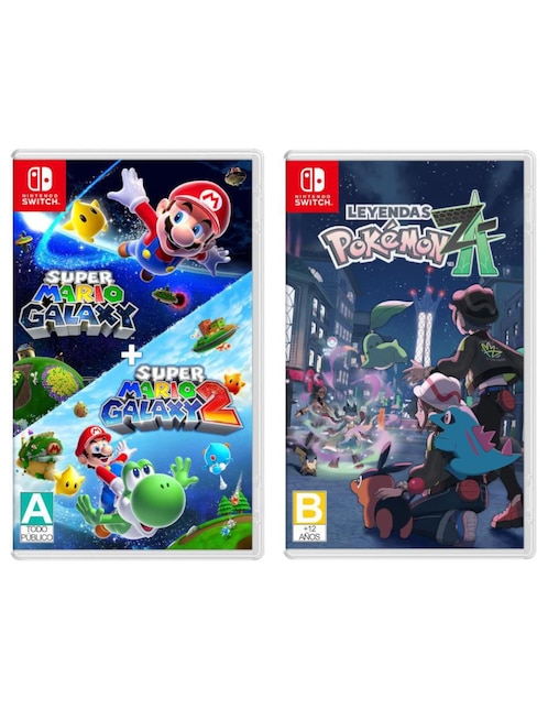 Super Mario Galaxy + Super Mario Galaxy 2 + Pokemon Legends Z-A Bundle