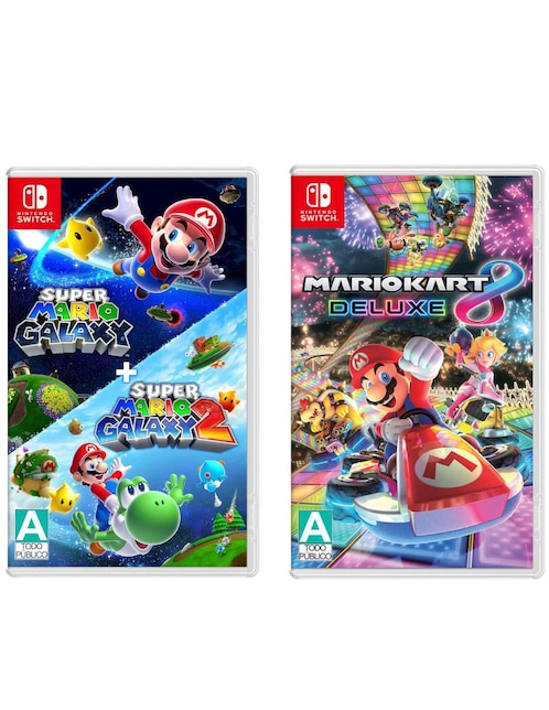 Super Mario Galaxy + Super Mario Galaxy 2 + Mario Kart 8 Bundle