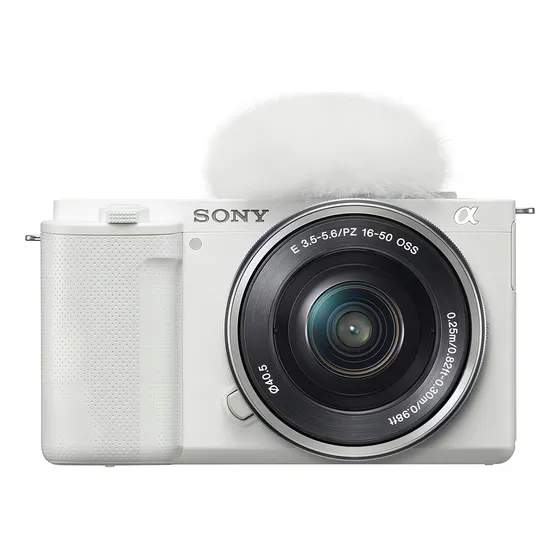 Sony Lcz Sony Alpha ZV-E10 ILCZVE10L sin espejo color blanco