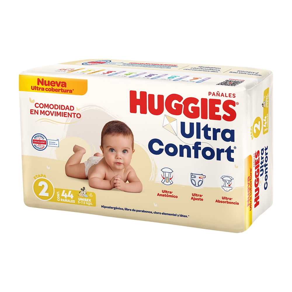 Pañales Huggies UltraConfort etapa 2