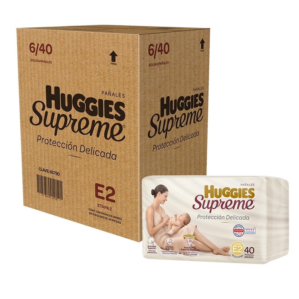 Pañales Huggies Supreme etapa 2