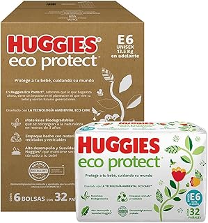 Huggies Eco Protect Pañal Etapa 6