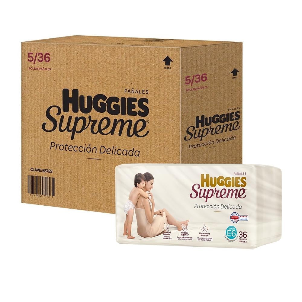 Pañales Huggies Supreme etapa 6