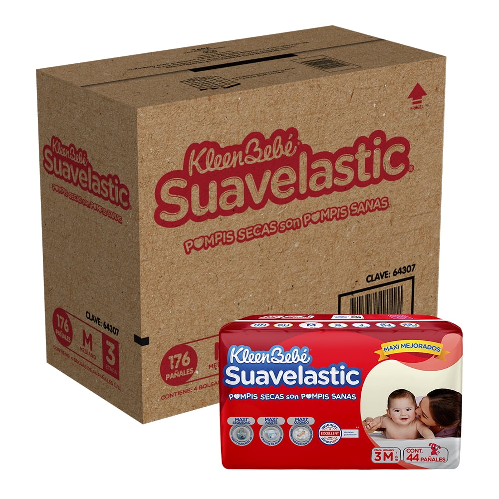 Pañales Kleenbebé Suavelastic Etapa 3
