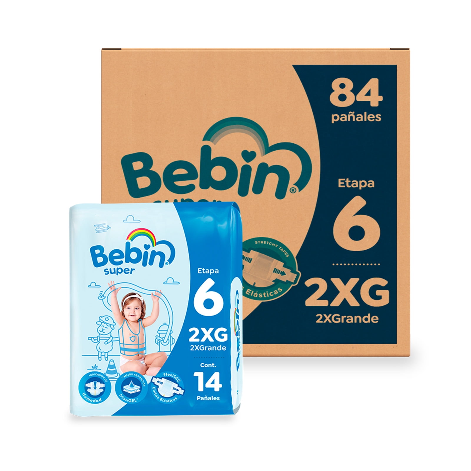 Pañal Bebín Super XXG