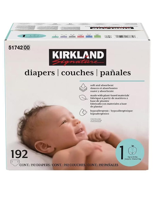 Pañales Kirkland Signature Etapa 1