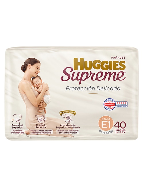 Pañales Huggies Supreme Etapa 1