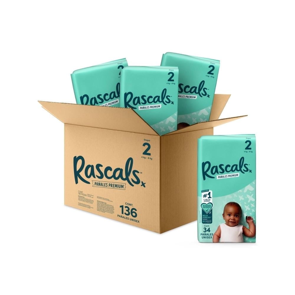 Pañales Rascals Premium Etapa 2