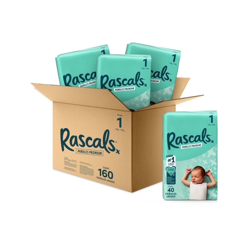 Pañales Rascals Premium Etapa 1