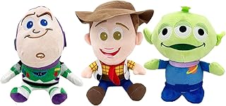 3 Piezas Muñeco de Peluche de Buzz, Woody y Alien/Lotso,Hamm,Rex,Regalo de Juguete Premium para fanáticos de película y niños (3 Piezas: Woody y Buzz y Alien)