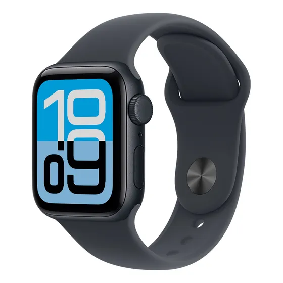 Apple Watch SE 3 GPS + Cellular • Caja de aluminio color medianoche de 44 mm • Correa deportiva color medianoche - M/L - Distribuidor Autorizado