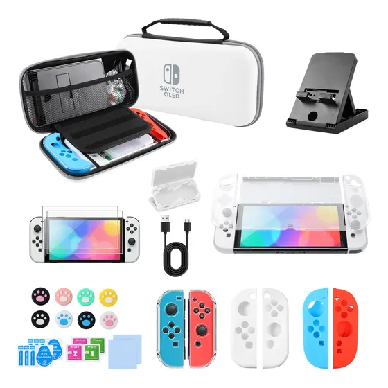 Kit de 30 Accesorios Funda para Nintendo Switch OLED
