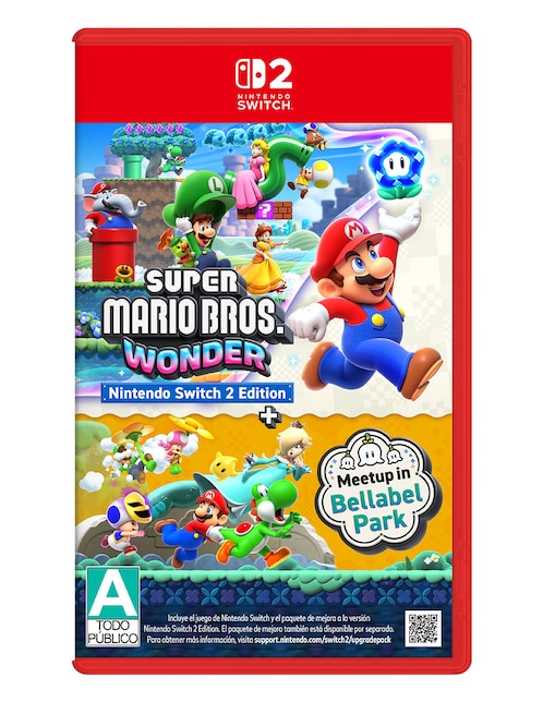 Super Mario Bros Wonder + Meetup in Bellabel Nintendo estándar para Nintendo Switch 2