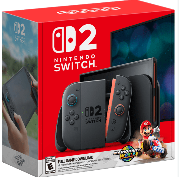 Nintendo Switch 2 + Mario Kart World Bundle 256GB